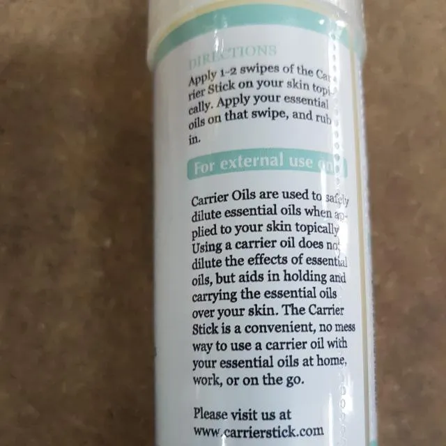 Solid Essential Oils Carrier Stick -x