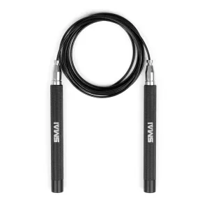 Speed Rope - Premium Black Steel Smai