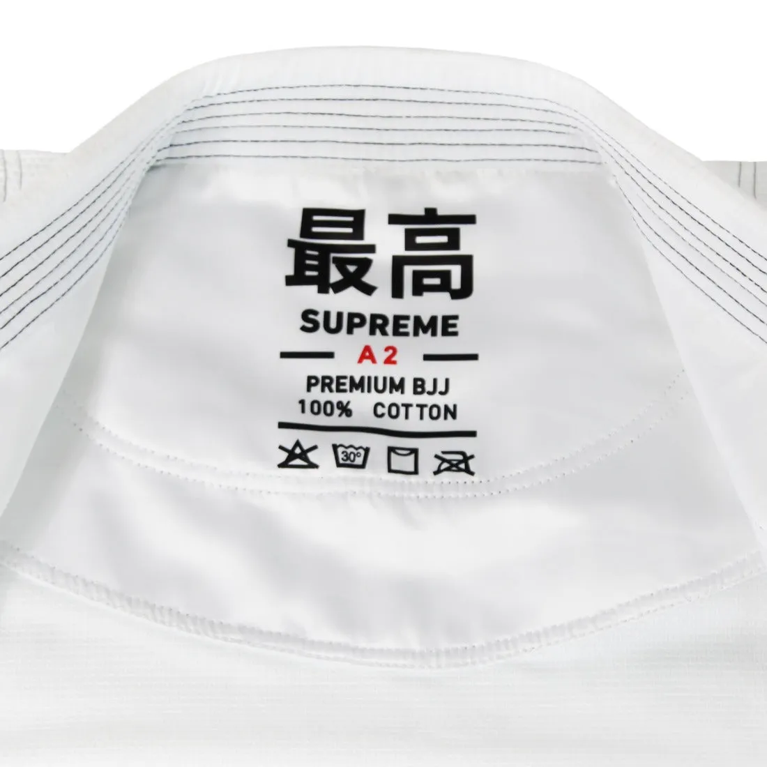 Supreme Brazilian Jiu Jitsu Uniform - White Smai