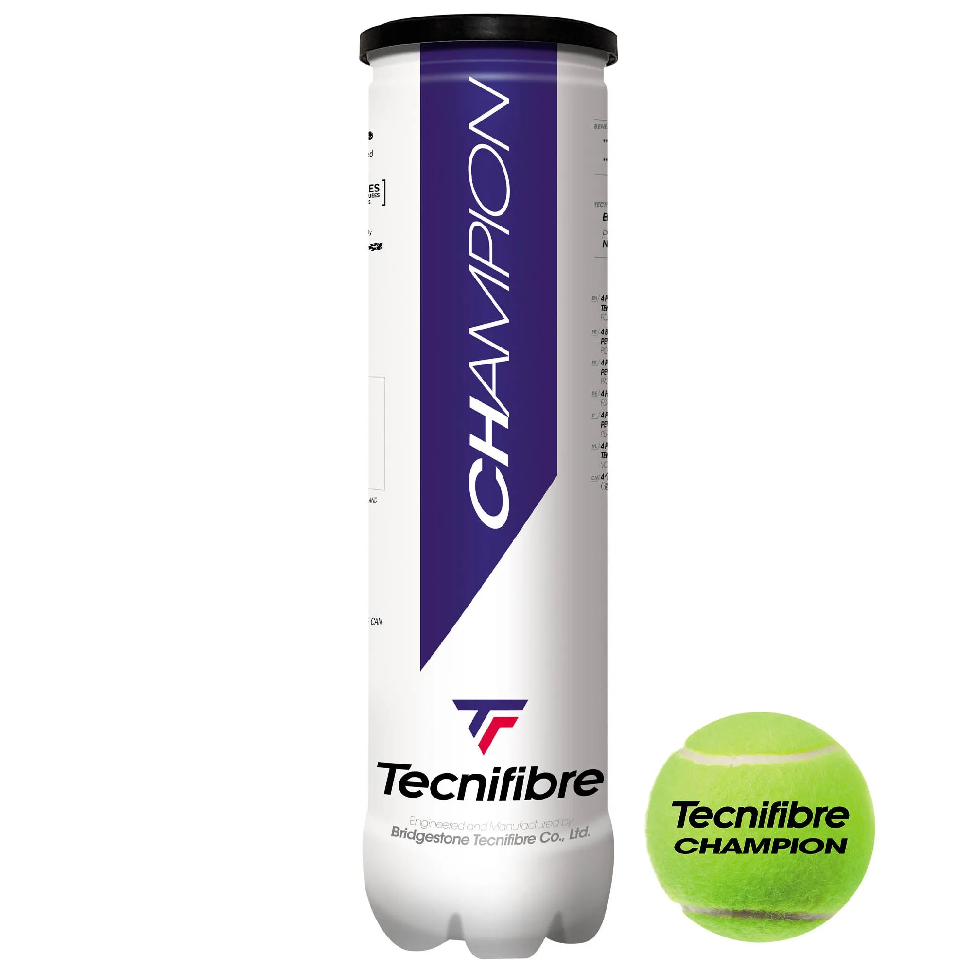 Tecnifibre Champion One Tennis Balls - 12 Dozen