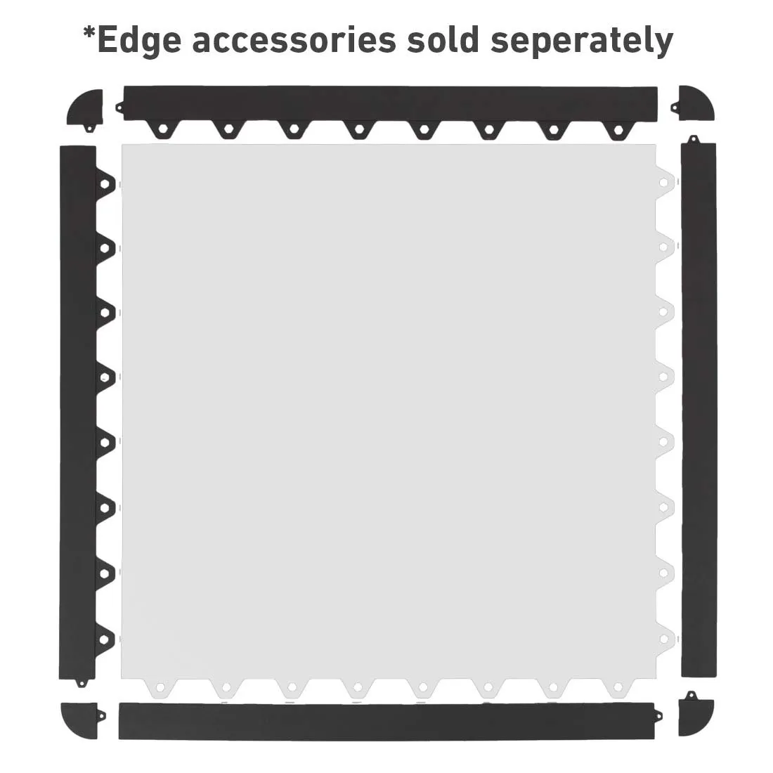 TPE Gym Flooring Edge / Corner Accessories Smai