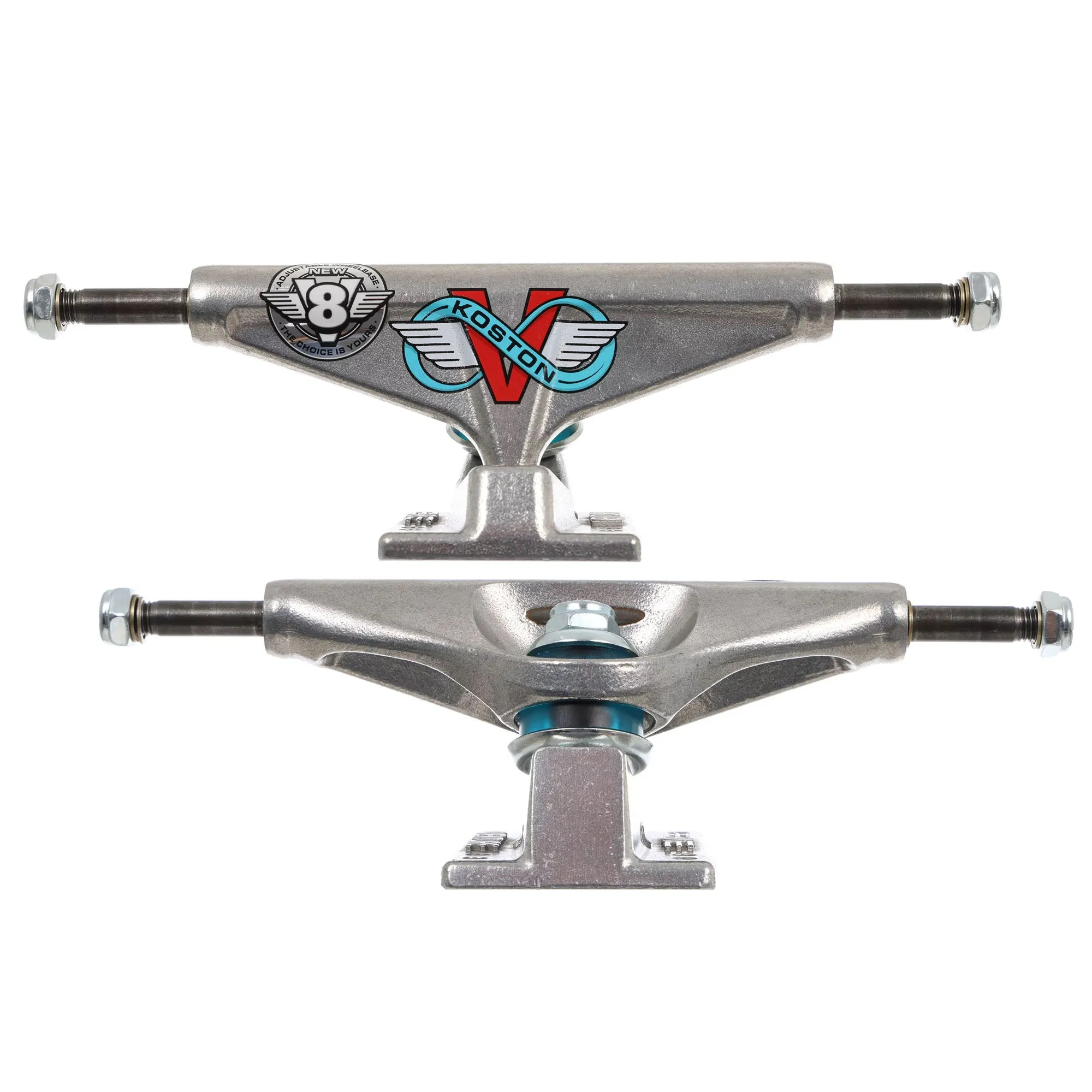 Venture Koston Hi V8 142mm Skateboard Trucks - Polished