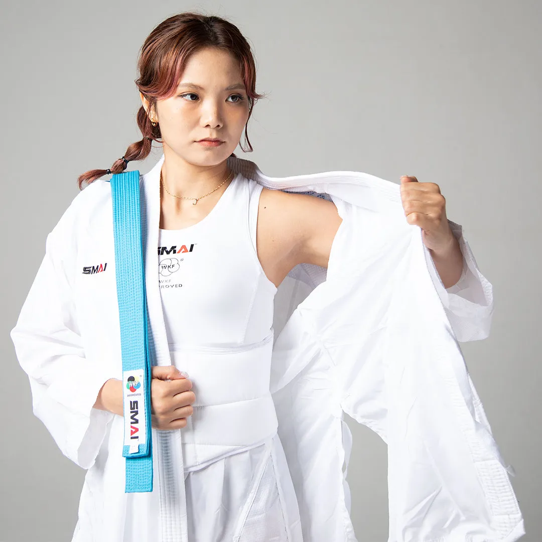 WKF Approved Female Body Guard with Breast Plate Smai