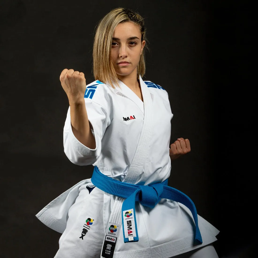 WKF Karate Uniform - 14oz Premium Kata Gi - Kaminari X Smai