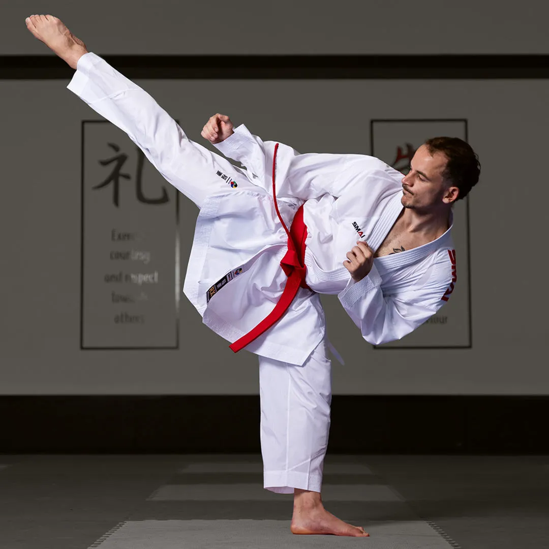 WKF Reversible Karate Uniform - 6oz Premium Kumite Gi - Inazuma RX Smai
