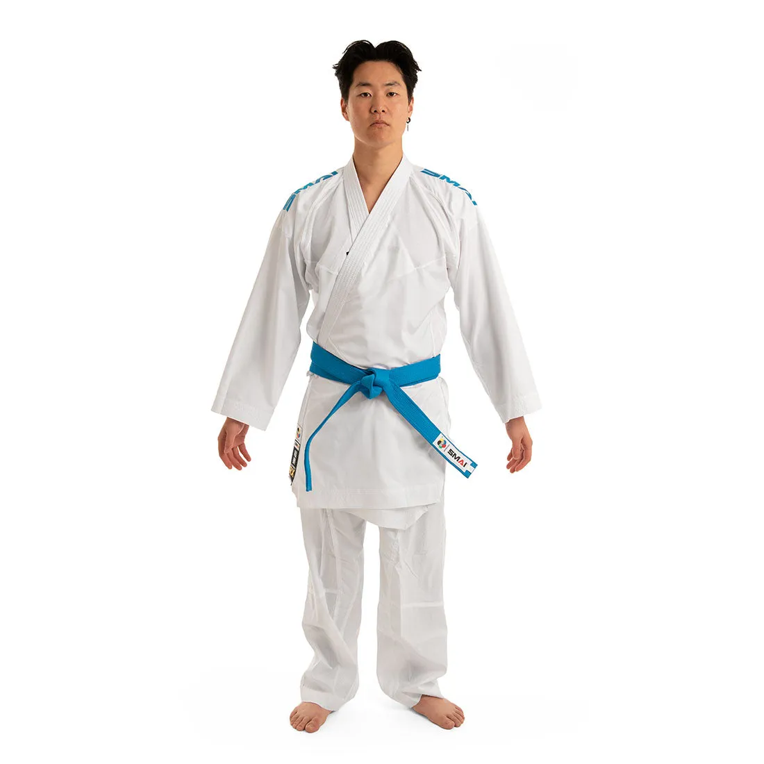WKF Reversible Karate Uniform - 6oz Premium Kumite Gi - Inazuma RX Smai