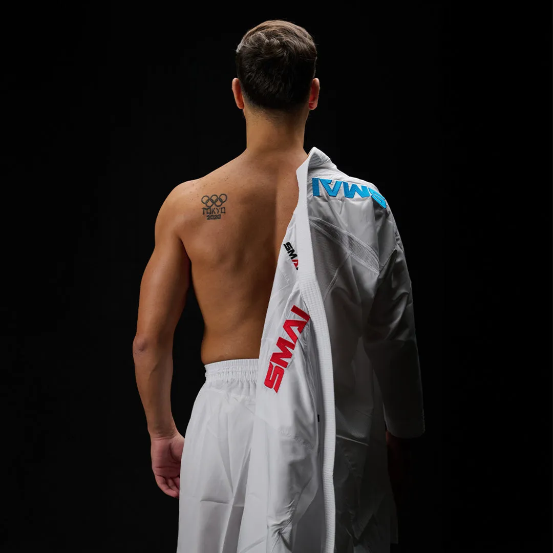 WKF Reversible Karate Uniform - 6oz Premium Kumite Gi - Inazuma RX Smai